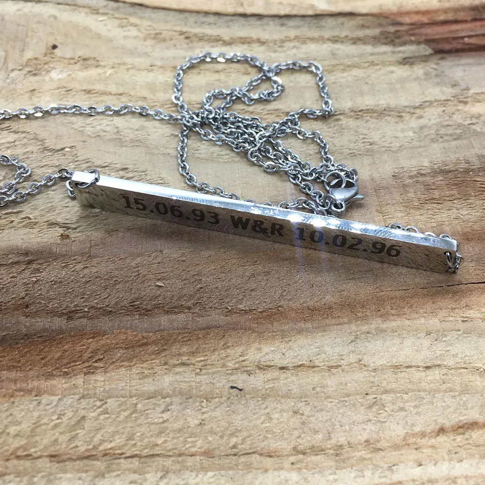 

Personalized Necklace Jewelry Custom for Her Gift for Mom 2021 Mother's Day Gift Stainless Steel Necklace Chains Jewelry