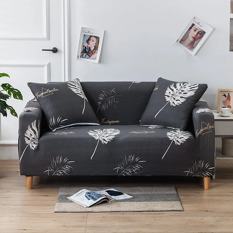 

Elastic Polyester Sofa Cover for Liveingroom Fantasy Milk Silky Stretch Fabric Fabric Protective Cover 1/2/3/4 Seat