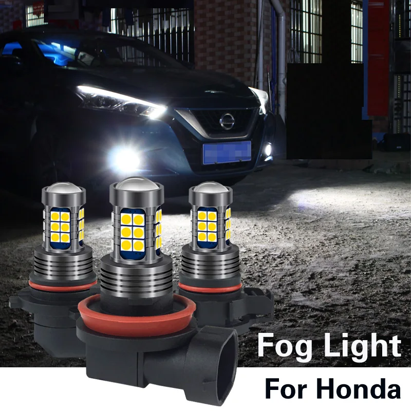 1 шт. светодиодный светильник лампа Canbus H8 H11 H16 9006 HB4 PSX24W 9005 HB3 для Honda civic crv fit accord jazz 8