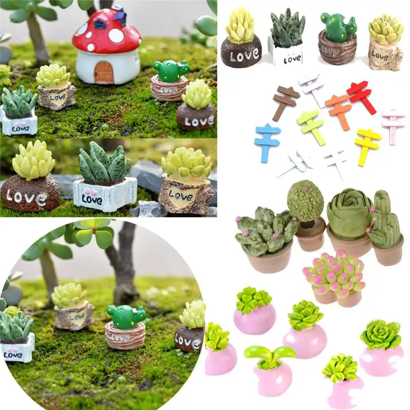 1:12 домашний декор сочные растения японский милый аниме игрушка фигурки