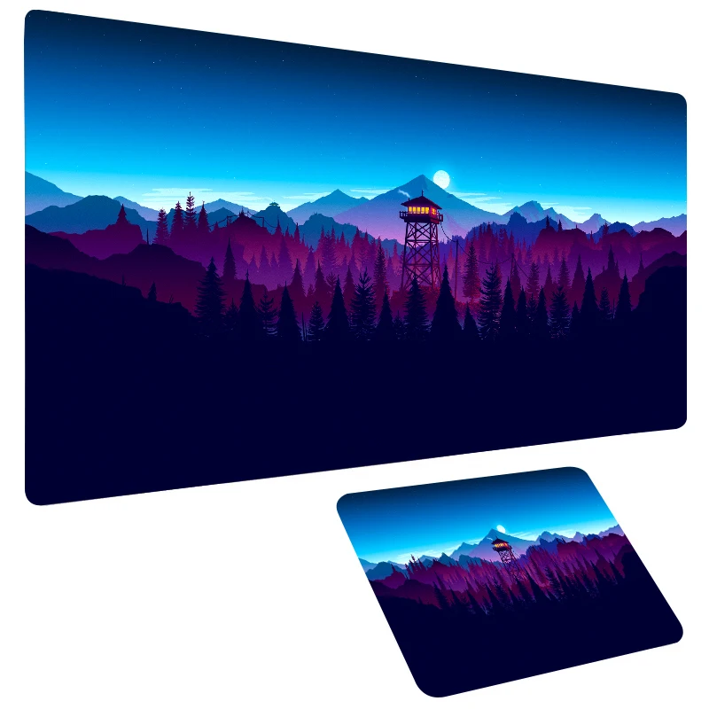 

Computer Mat Gaming Keyboard Pad Deep Forest Firewatch Mouse Pad Xxl Mousepad Gamer Accessories Mausepad Deskmat Anime Carpet