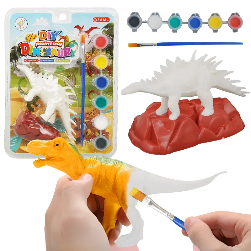 Творчество типа сделай сам Цвет в натуральную величину модель динозавра