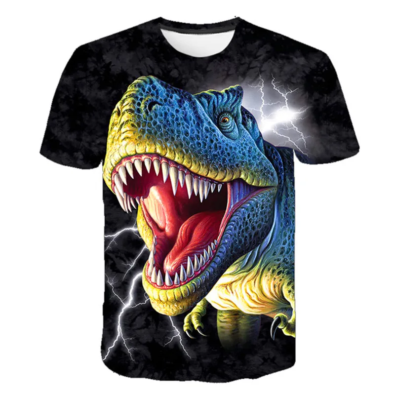 

Grumpy Dinosaur 2021, новейшая Детская футболка с 3D принтом, модная уличная одежда для мальчиков и девочек, футболка большого размера, удобный топ