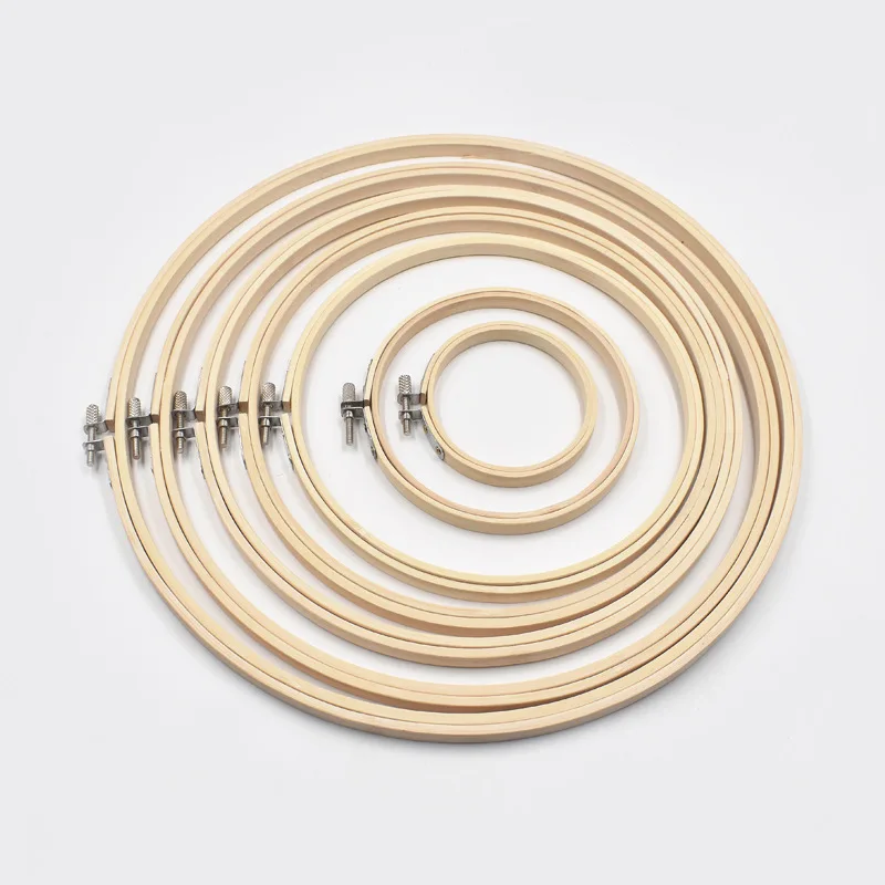 

Bao Niu New Cross Stitch Circle Tool 8-35CM Adjustable Bamboo Embroidery Stretch, Embroidery Bamboo Embroidery Frame