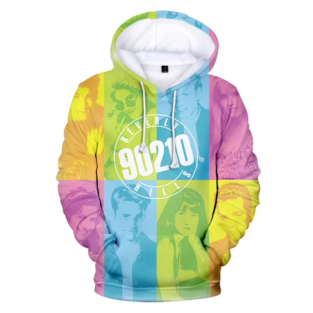 Верхняя одежда Толстовка с капюшоном изображением люка Перри из Беверли-холмов