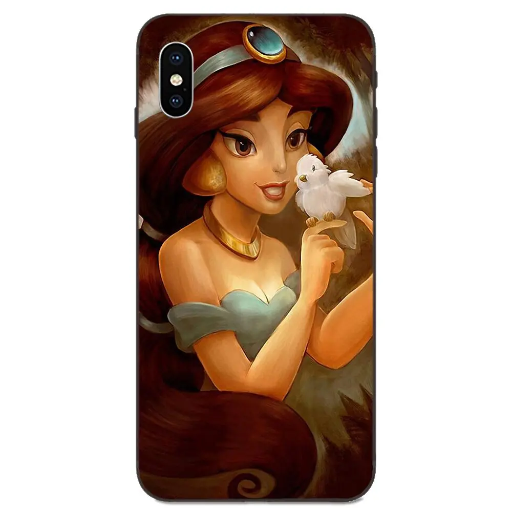 Для Apple iPhone 11 X XS Max XR Pro 4 4S 5 5S SE 6 6S 7 8 Plus ТПУ чехол Чехол Принцесса Жасмин дерево |