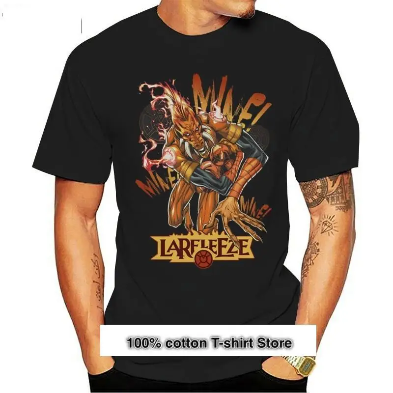 

Camiseta verde para hombre, camisa Larfleeze, Rockabilia, negra, 034731