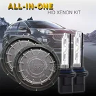 Автомобильная ксеноновая фара SKYJOYCE, 35 Вт, 4300K, 5500K, 6000K, 9005, все в одном, дальнегоближнего света, 55 Вт, HID комплект ксеноновой лампы для Sportage 2018-2020