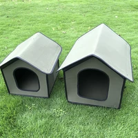 cat nest dog house waterproof pet cage wandering cat nest outdoor waterproof cat house rainproof dog house cat house villa tent