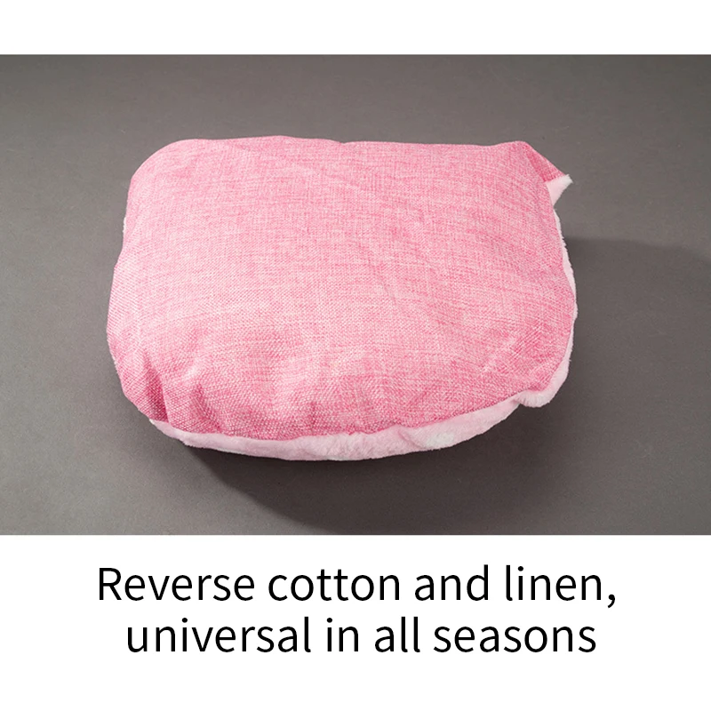 Моющаяся кровать для питомцев кошек маленьких средних домашних мягкое гнездо