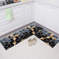 geometry waterproof oilproof kitchen mat antislip bath mat soft bedroom floor mat living room carpet doormat kitchen rug
