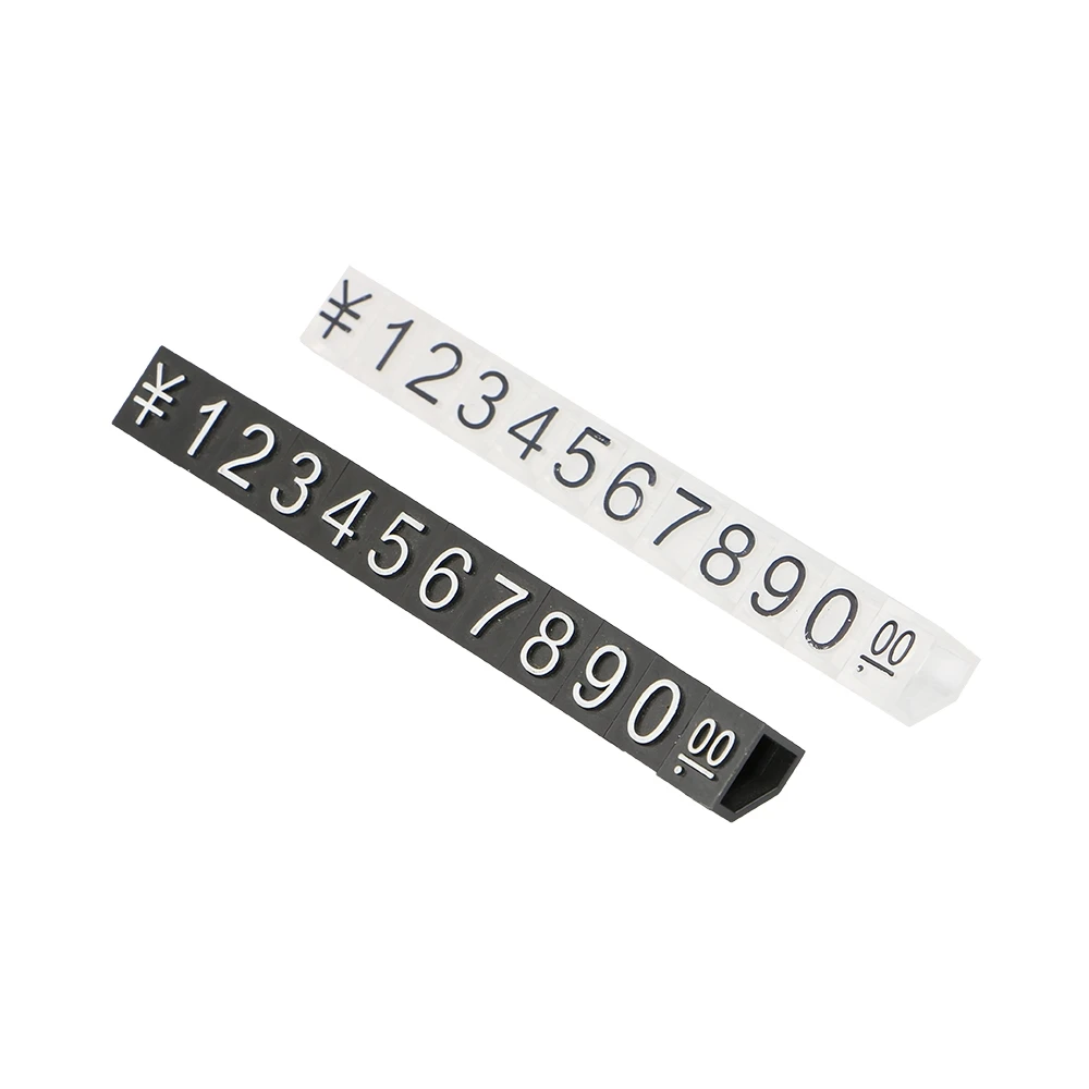 

Combined Price X-large Tag Dollar Euro Snap Number Digit Cubes Stick Clothes Phone Laptop Jewelry Showcase Counter Display Sign