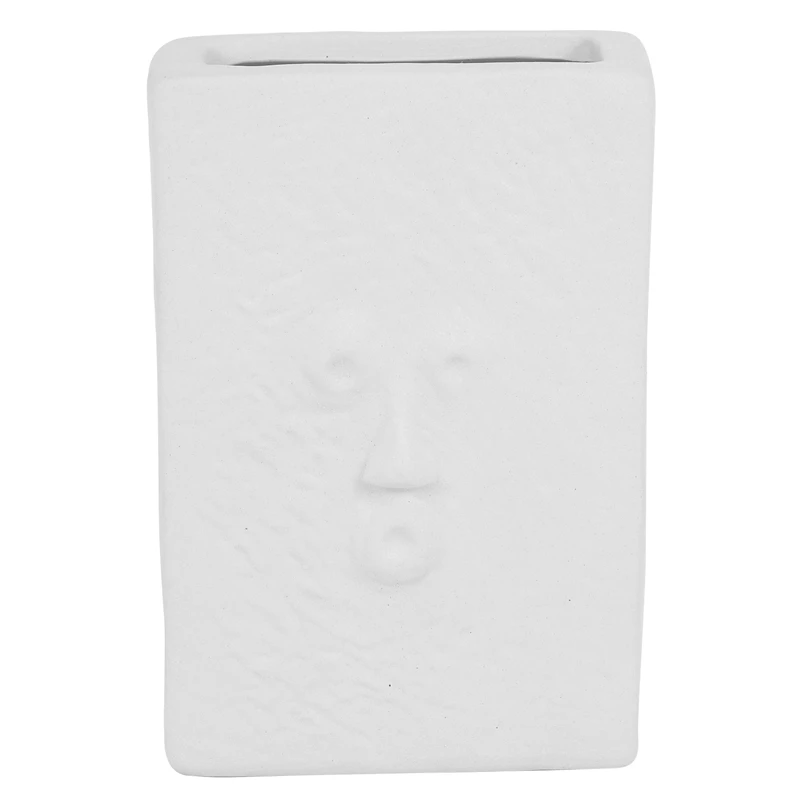 Home Decor Creative Ceramic Vase for Flowers Human Face Design Nordic Decoration Luxury Pot Dried Flower | Дом и сад