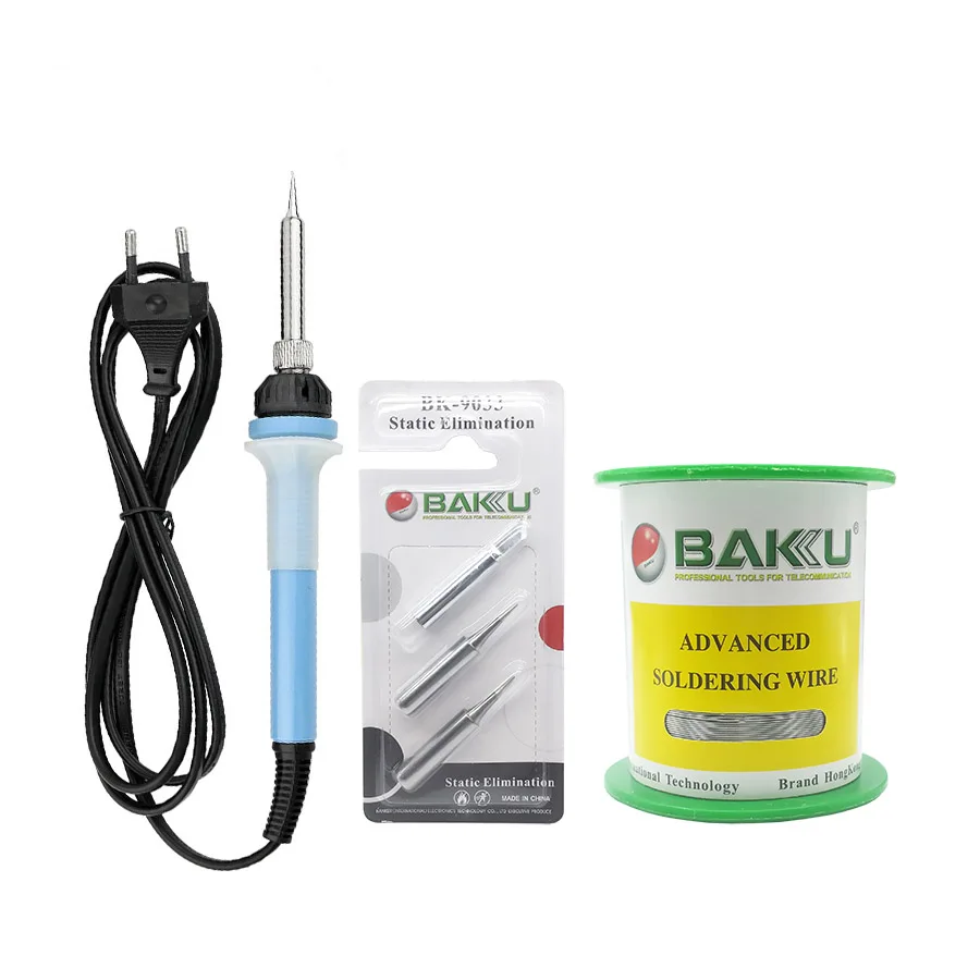 Электрический паяльный паяльник в Баку набор для нагрева ручки с наконечниками