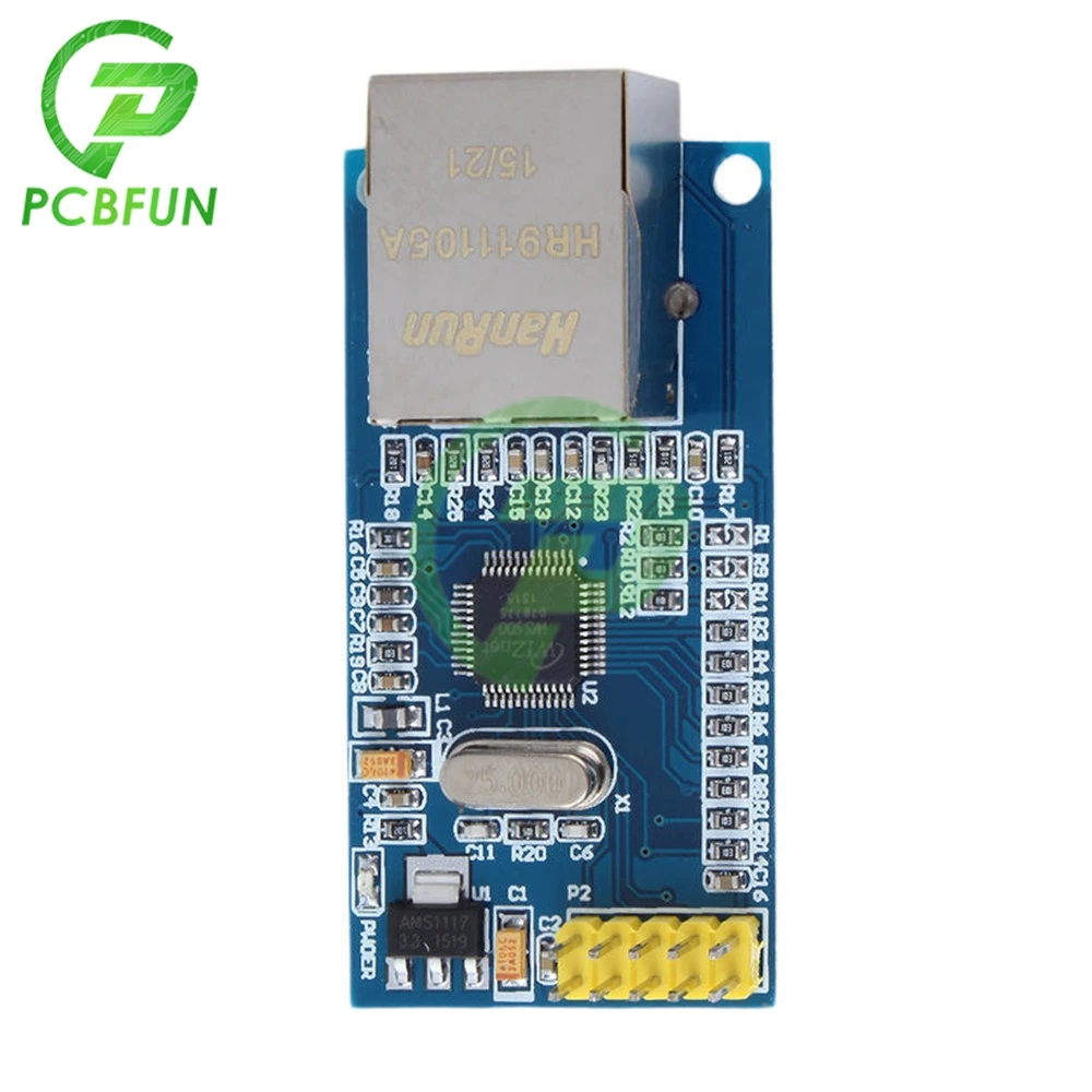 USR-ES1 W5500 чип Новый SPI к LAN/Ethernet конвертер TCP/IP 51/STM32 микроконтроллер программа над W5100