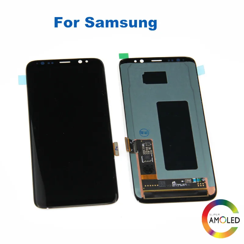 S8 G950 G950F дисплей для SAMSUNG Galaxy S8 экран Замена ЖК сенсорный дигитайзер сборка