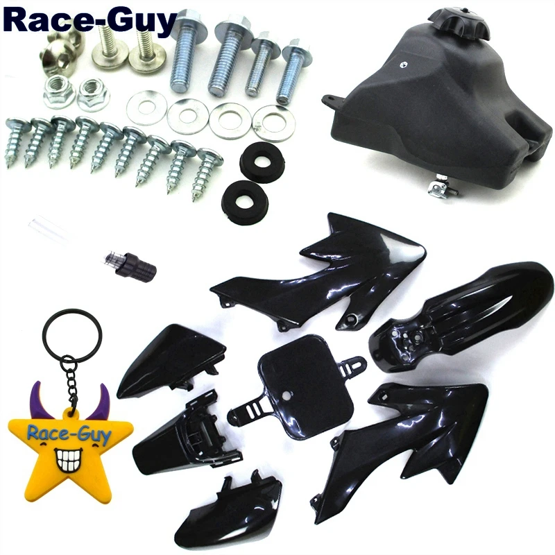 Черные пластиковые комплекты обтекателей для корпуса крыла + Монтажные винты