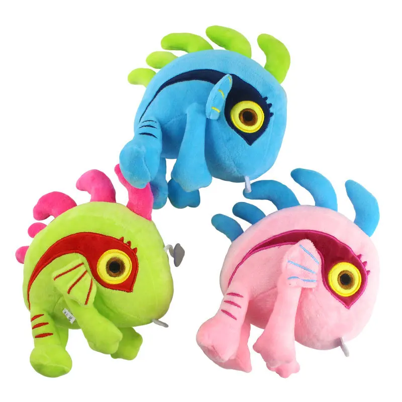 20 см 3 цвета аниме Kawaii Murloc милые Мультяшные животные рыба зеленый синий розовый