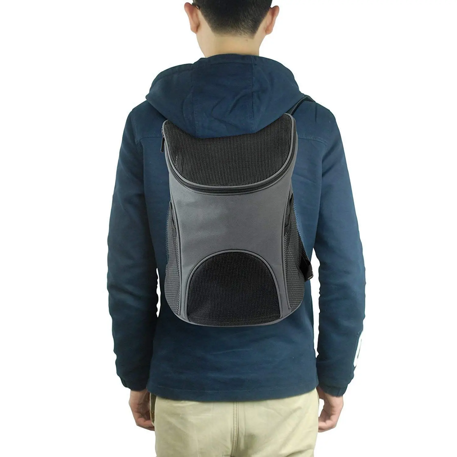 Pet Carrier Backpack for Small Dogs Cat Rabbit Breathable Mesh Pup Pack Outdoor Travel Walk Hiking Cyc | Дом и сад