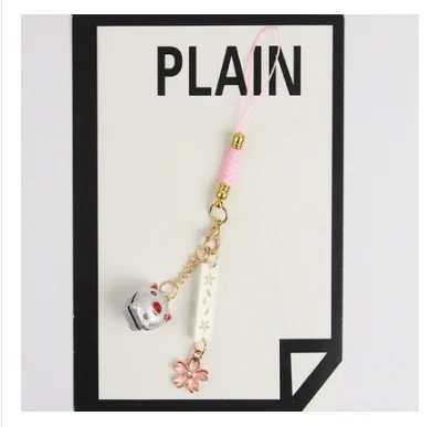 Новинка модная ручная работа японский кулон в виде кролика колокольчика