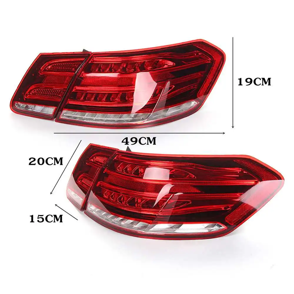 

Red Rear Car LED Tail Light for Mercedes-Benz E Class W212 E200 E240 E260 E280 E300 2013-2016 Brake Light Rear Bumper Tail