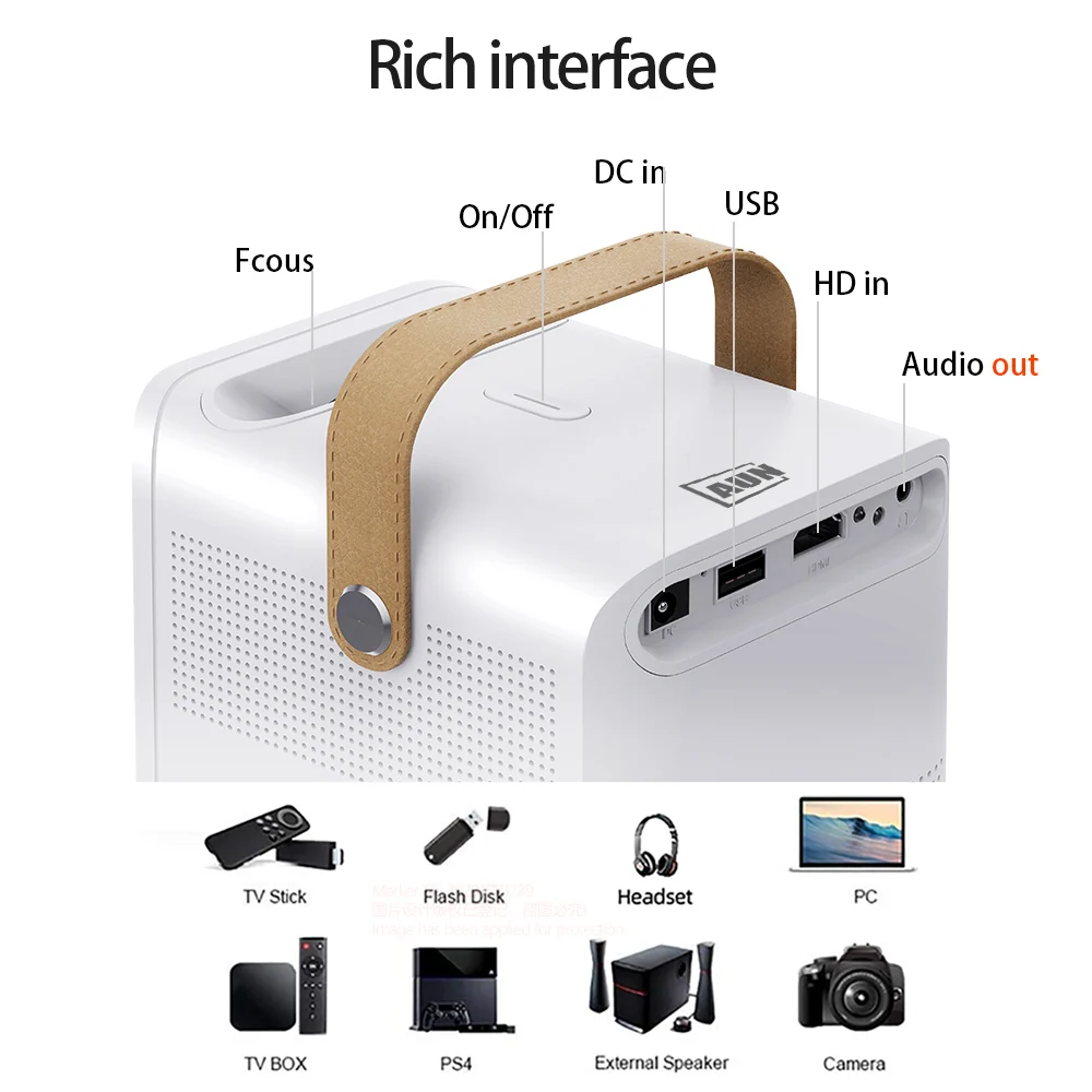 Мини проектор ET30 AUN видеопроектор Full HD 1080P светодиодный Поддержка Wi Fi Android 4K| |