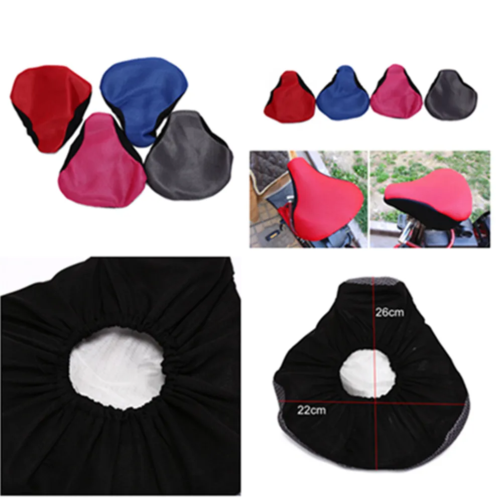 

Bicycle Saddle 3D Soft Bike Seat Cover Cycling Silicone Seat Cushion Cycling Saddle for Bicycle Bike Accessories