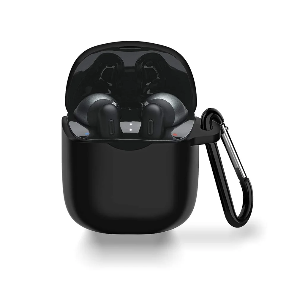 Защитный силиконовый чехол с откидной крышкой с карабином царапинам ударопрочный для JBL Мелодия 225 220 наушники-вкладыши TWS True Беспроводной наушники