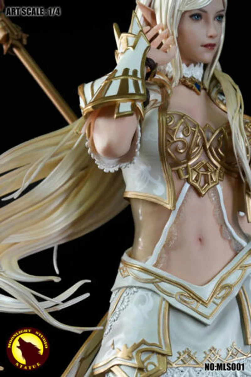 Лунный свет студия 1/4 Эльф Девушка Lineage 2 II новая окрашенная статуя фигурка из