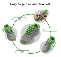 new elastic silicone shoelace semicircle silicone shoelaces special no tie shoelace for men women shoe laces rubber laces