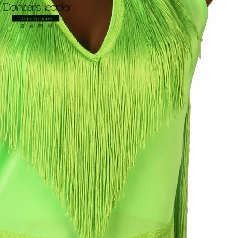 

New Tassel Latin Dance Dress Clothing Salsa Costume Ballroom Competition dress for women Prom costume