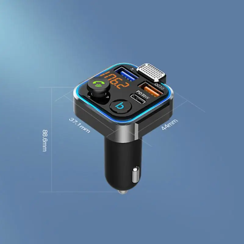 

Bluetooth-модулятор BT23 с двумя USB-портами и зарядным устройством 2,1 А