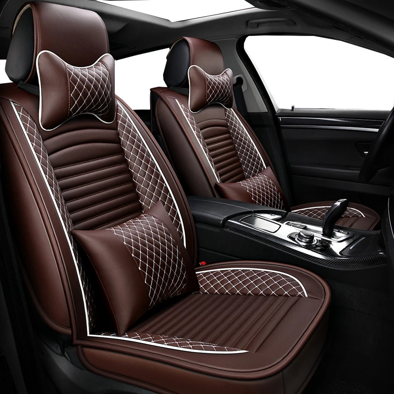 Пленка с полным покрытием из эко-кожи авто чехлы сидений искусственной кожи для