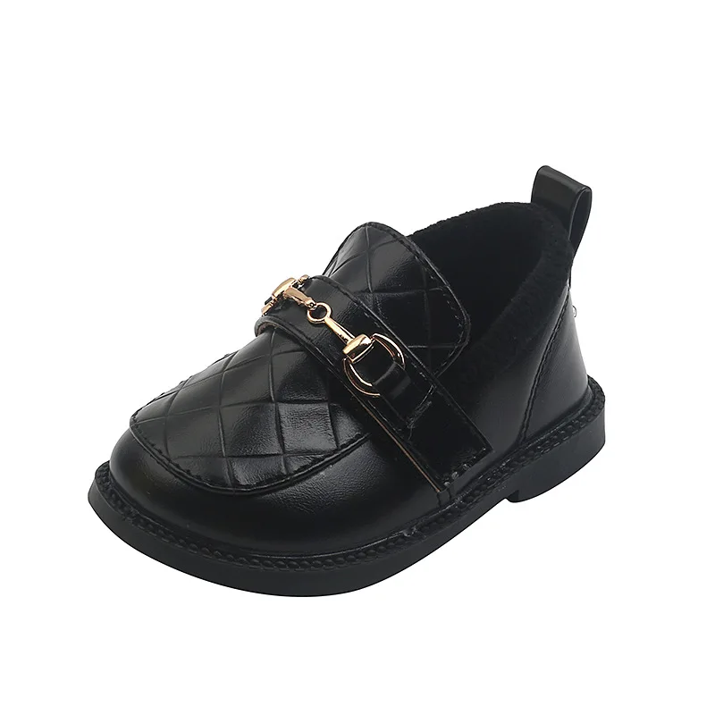 

Baby Shoes British Style Autumn Winter Children's Peas Shoes Children's Shoes Boys Girls Soft-soled Warm Baby Toddler Shoes