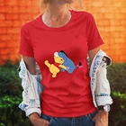 Модные женские футболки Disney в стиле Харадзюку, футболки с круглым вырезом и принтом Винни и эйхор для лучшего друга, дышащая аниме мультяшная женская футболка