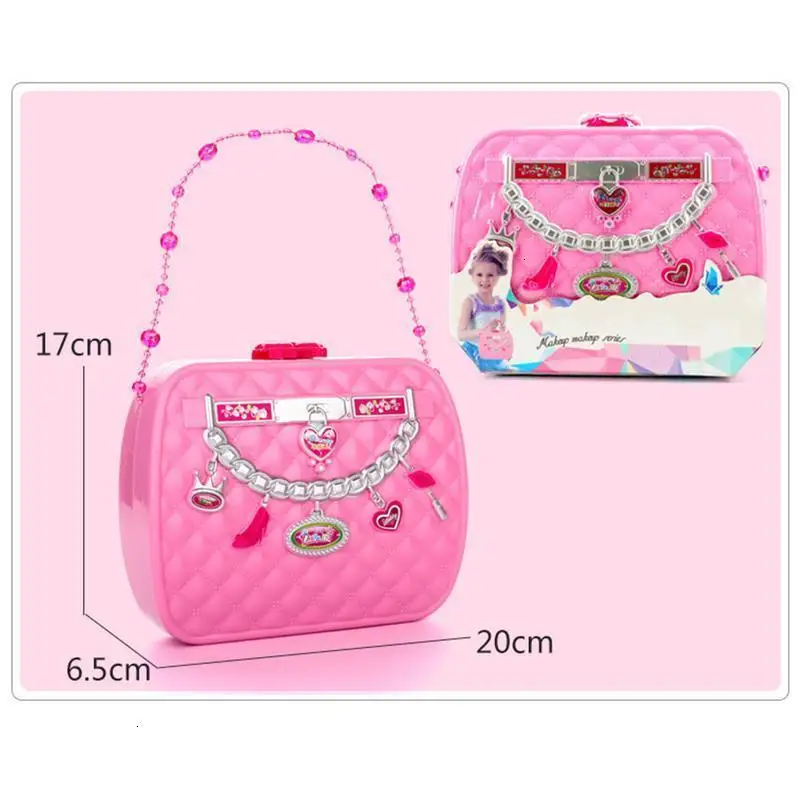 1pcs Baby Girls Make Up Set Toys Pretend Play Cosmetic Bag Beauty Hair Salon Toy Makeup Tools Kit Children Pretend Play Toys #20