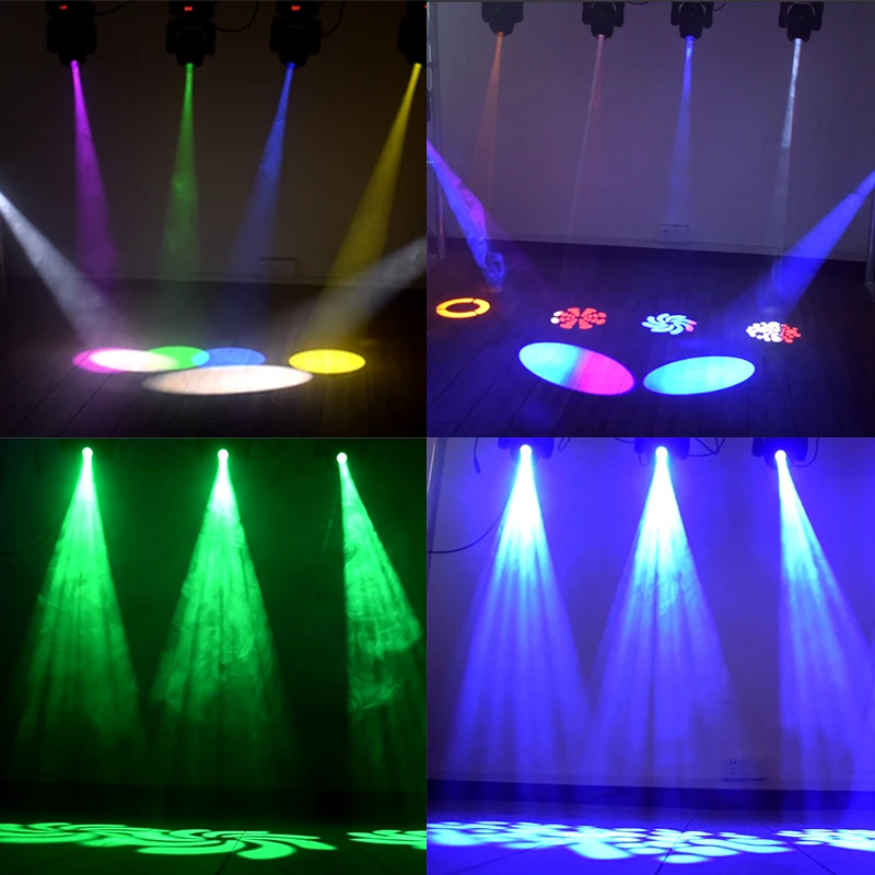 Mini 60W Led Moving Head Spot Light 8 Gobos And 7 Colors Super Bright Stage Party Disco Lighting | Лампы и освещение