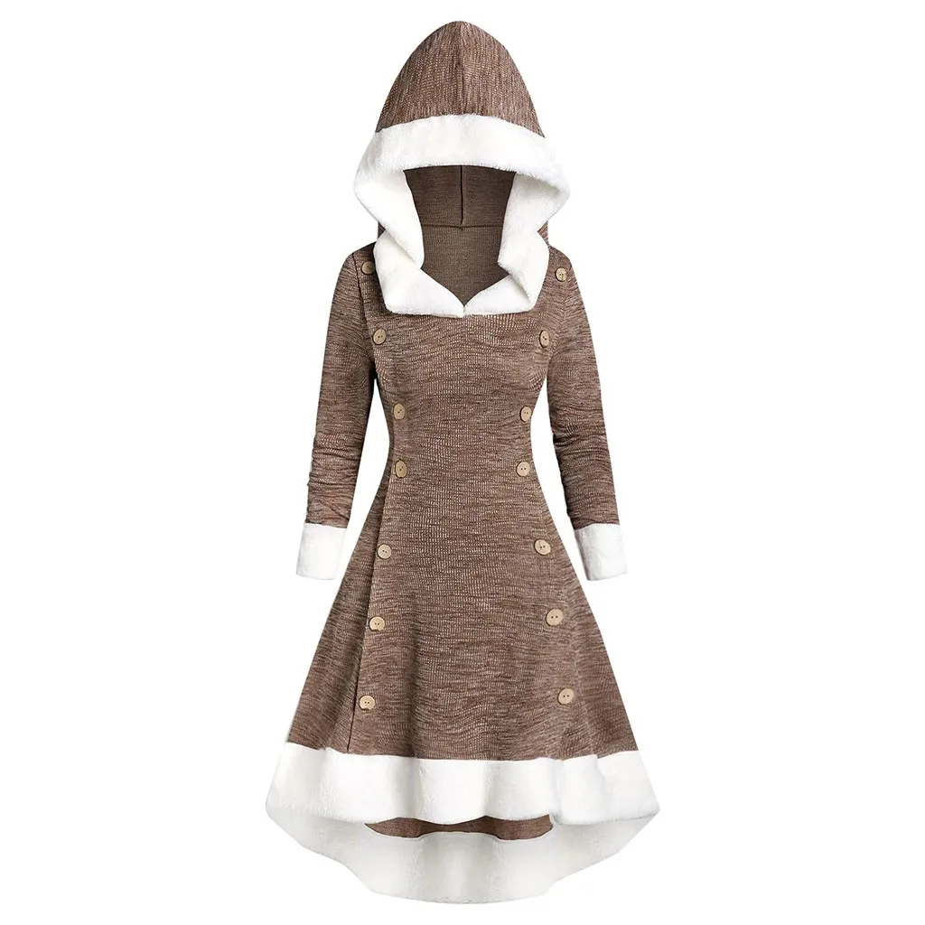 Женское платье осень зима 2020 новинка женское винтажное с длинным рукавом на