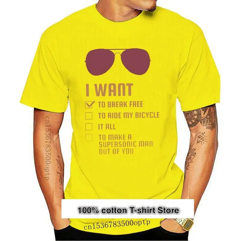 

Camiseta "I Want It All I Want To Break Free" для мужчин и детей, camisa de canци de Reina, 0849