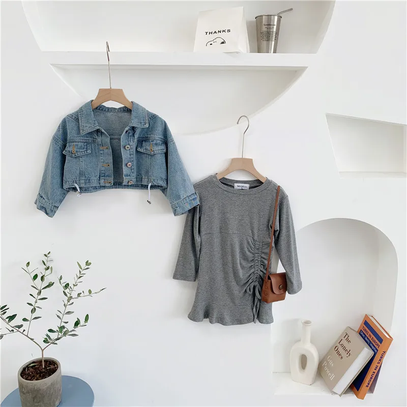 Осенняя Изысканная одежда для маленьких девочек дизайнерское платье с длинными