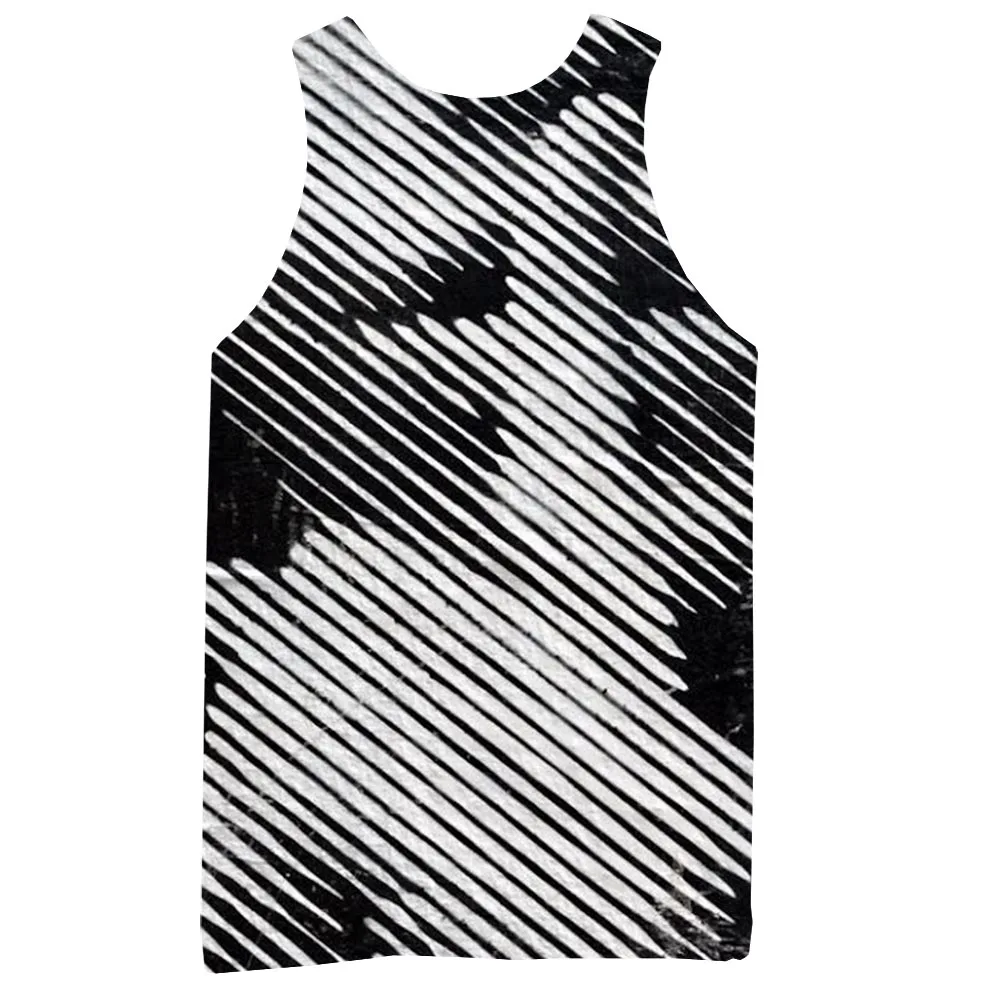 

Face Graphic Tank Top For Men 3D Print Sleeveless Pattern Top Psychedelic Vest