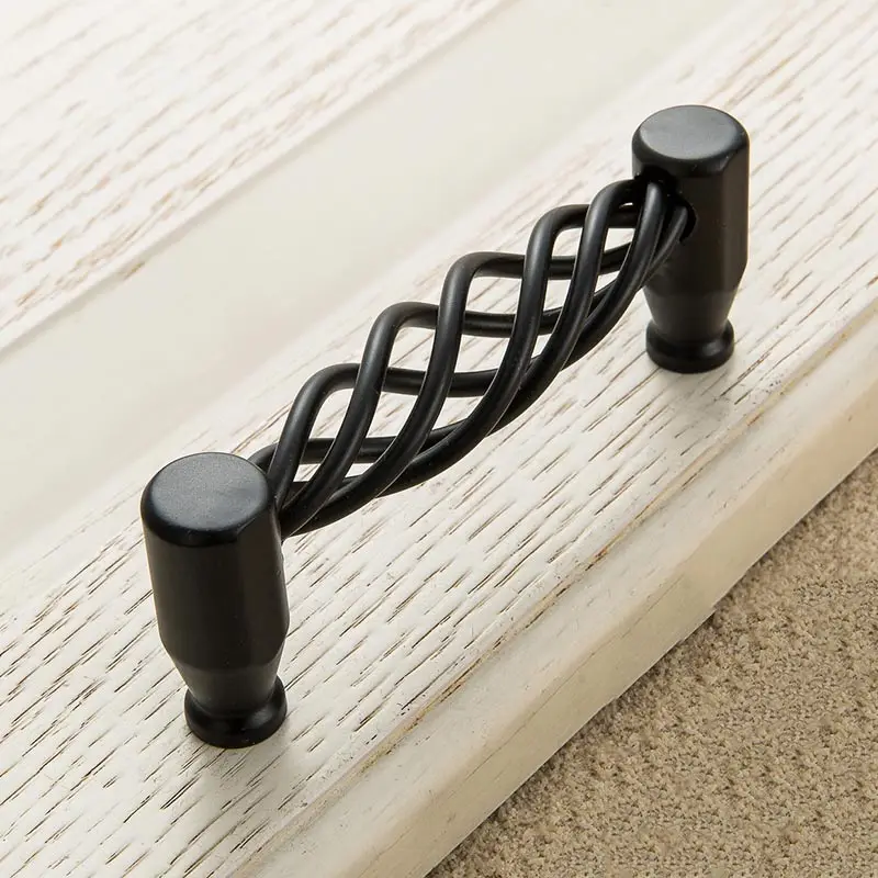 Старинный Бронзовый Шкаф ручки выдалбливают клетка ящика для тихих перемещений