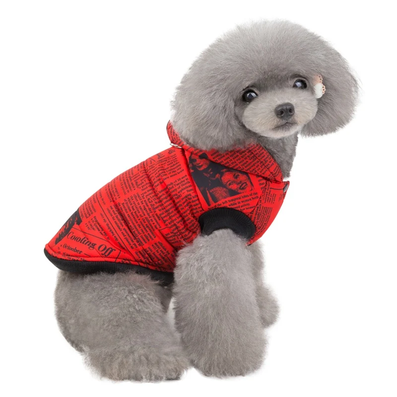 Pet Clothes Dog Clothing Warm Thicken Clothes Dogs Hoodie Dog Coat Cotton Jacket For Small Medium Dogs Pets Products S-XXL HF