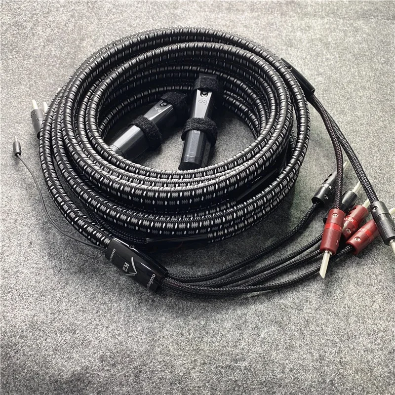 HiFi аудио K2 динамик кабель 72 в DBS поверхность серебристый двухпроводной провод