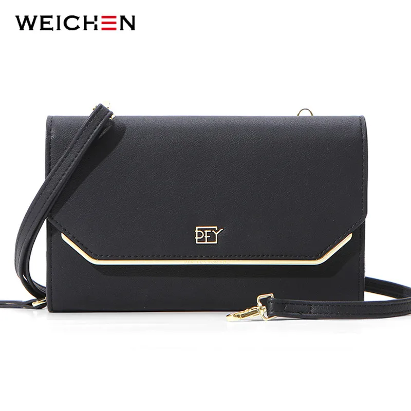 WEICHEN многофункциональный клатч кошелек и сумка на плечо женская маленькая