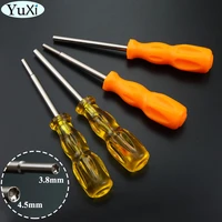 yuxi 3 8mm 4 5mm screwdriver bit security tool for nintend for snes for n64 for game boy screw driver repair tools