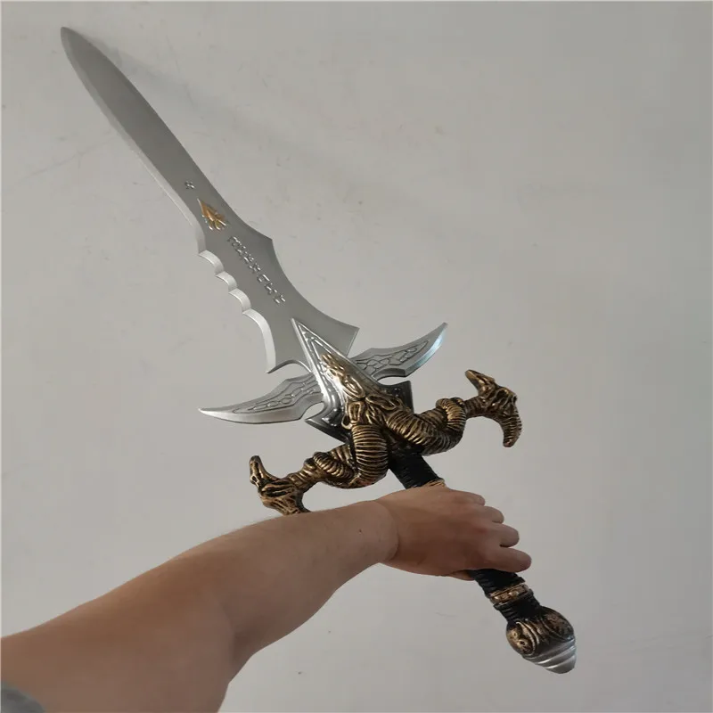 Косплей World of Warcraft Frostmourne меч овчины реквизит оружие овечья голова ролевые игры