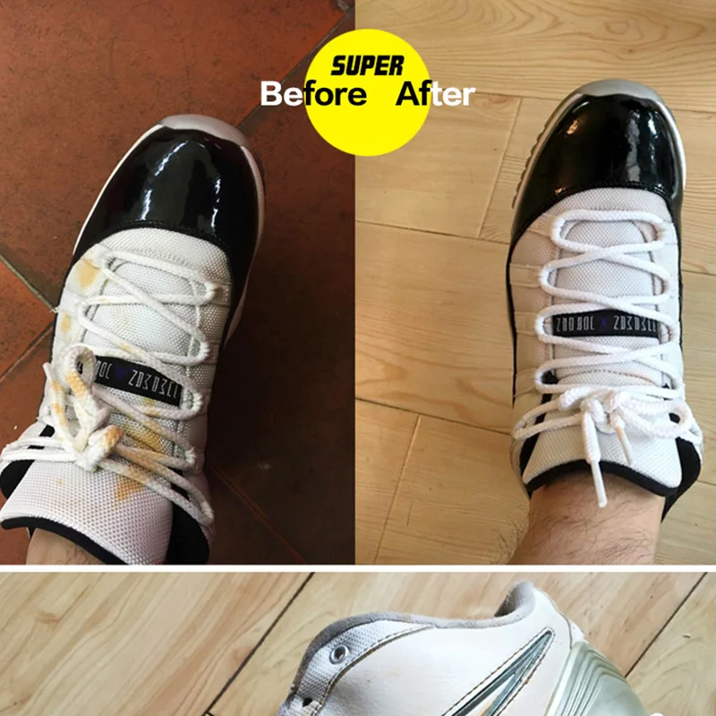 New Professional Deep Washing shoes Detergent Shoe Care Single bottle Cleaner Deep cleaning For Leather Sneakers Cleaning Tool