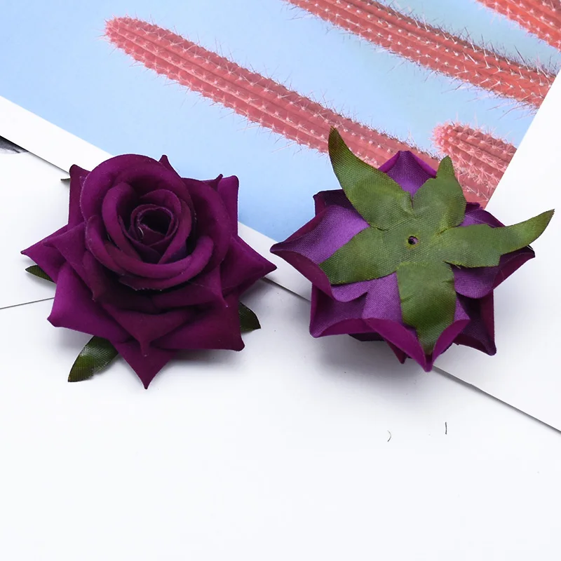 

Искусственные шелковые цветы брошь TTCY 7 см