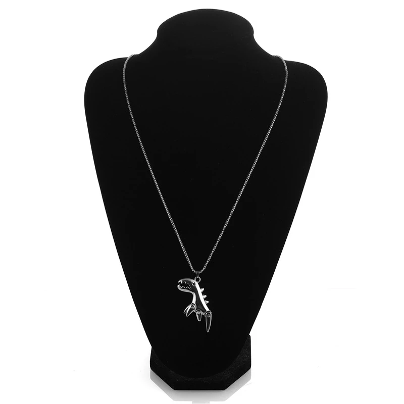 

Lovely Boho Dinosaur Necklace For Women Men Party Jewelry Statement Pendant Trendy Punk Gothic Little Animals Necklaces